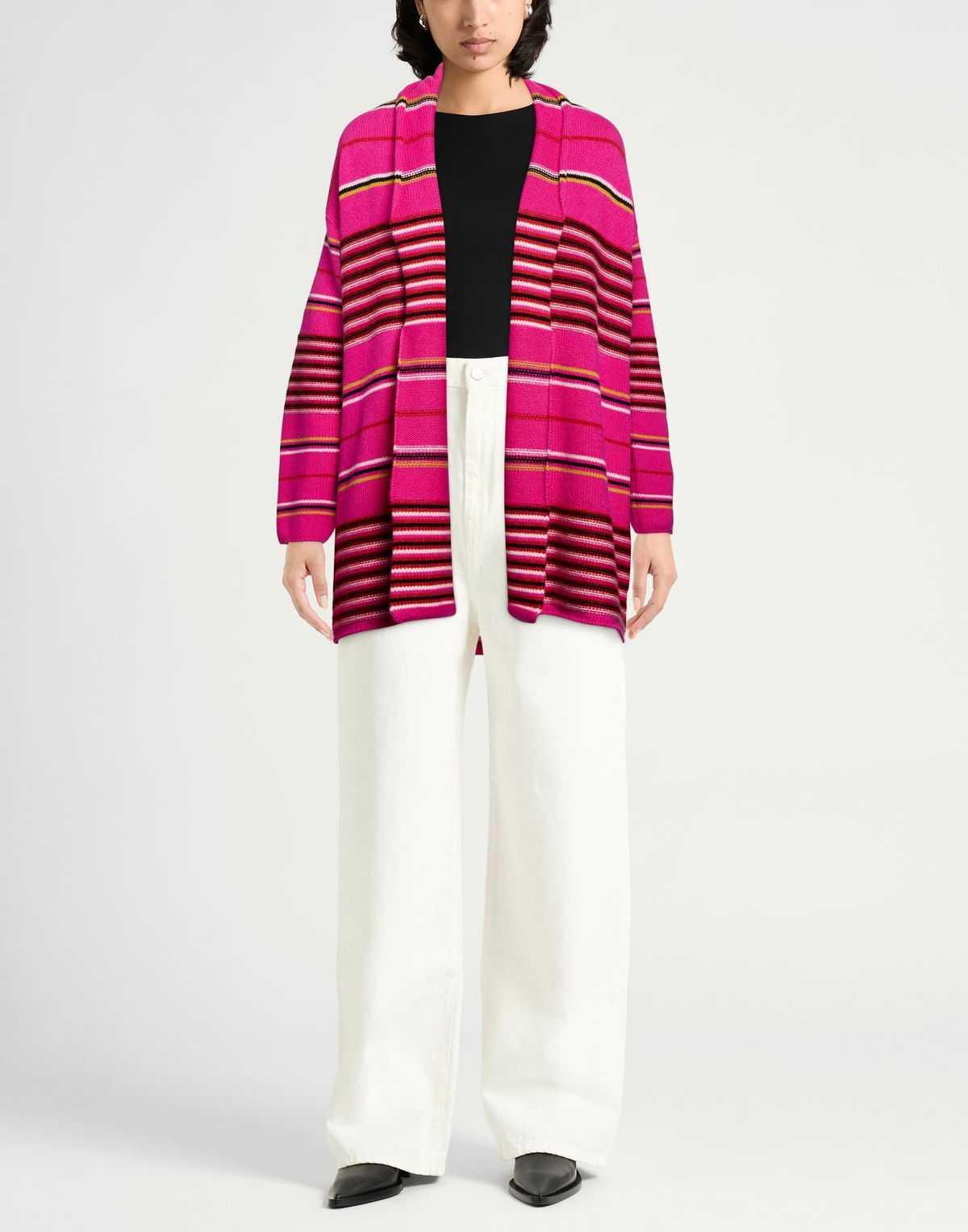 The Elder Statesman Womens Cardigan Fuchsia