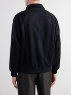 ATON - Silk And Wool-Blend Fleece Jacket - Black
