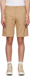 Carhartt Work In Progress Brown Aviation Shorts