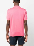 JOHN SMEDLEY - Fine-knit Short-sleeved Polo Shirt