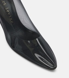 Herbert Levine Sheer Perfection mesh over-the-knee boots
