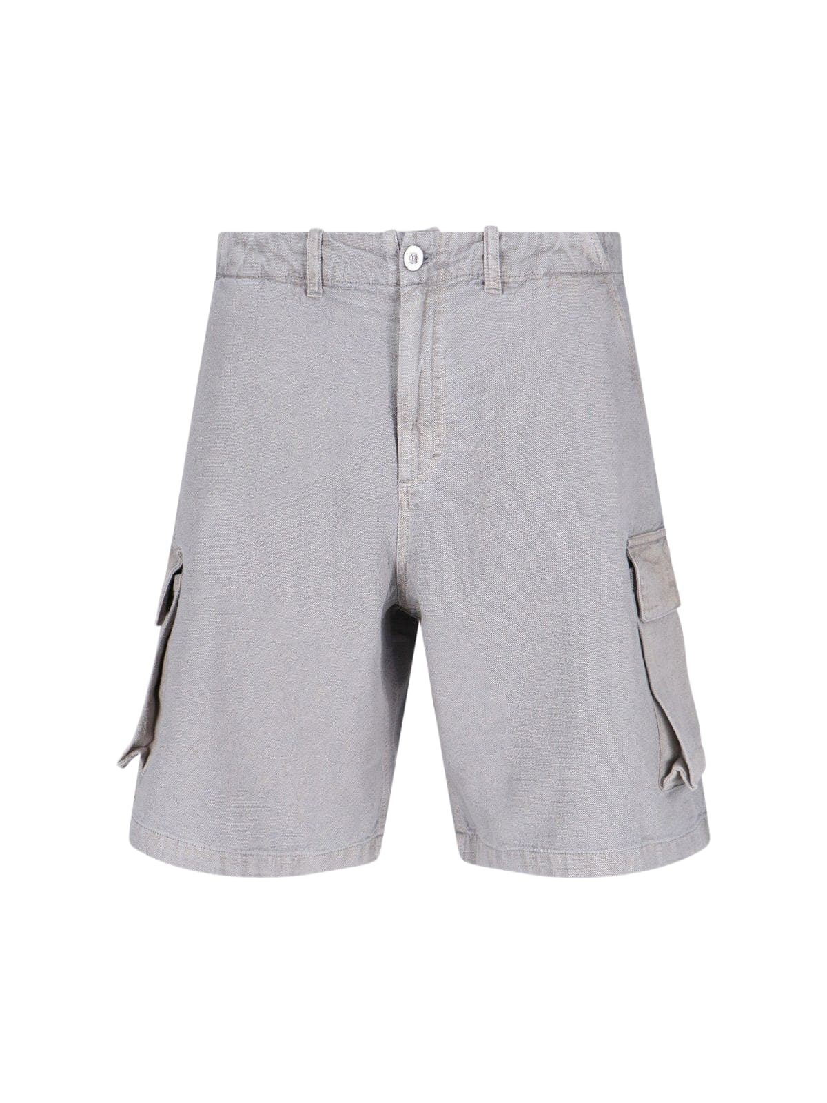パンツ Our Legacy TREKKING CARGO SHORTS Our Legacy - Trekking Cargo Shorts Army Green Cotton Ripstop