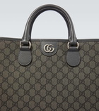 Gucci Ophidia GG Medium leather-trimmed tote bag