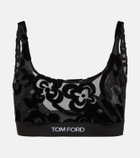 Tom Ford - Floral tulle devoré bralette
