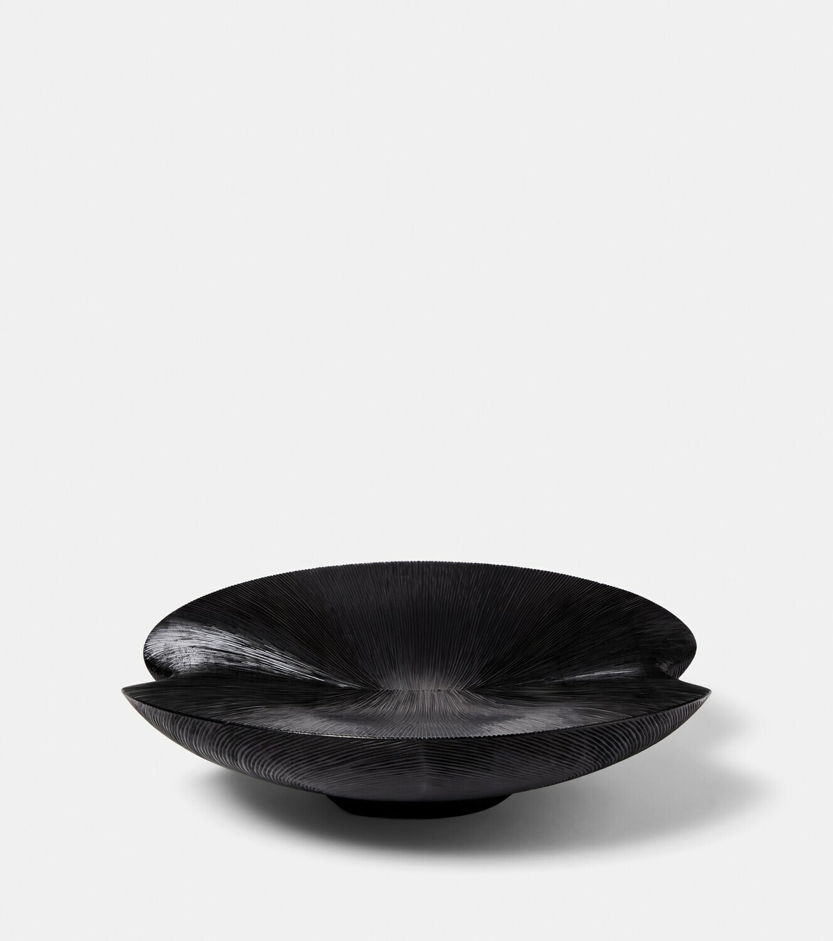 Zanat Kala Low walnut bowl by Monica Förster