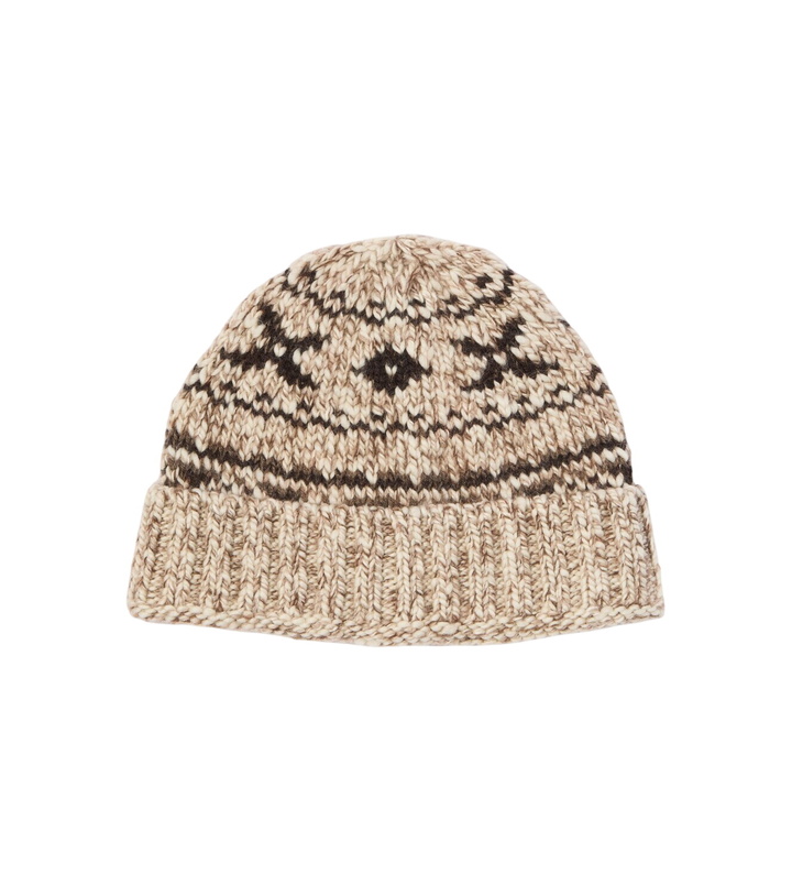 Photo: RRL Wool and cotton-blend beanie