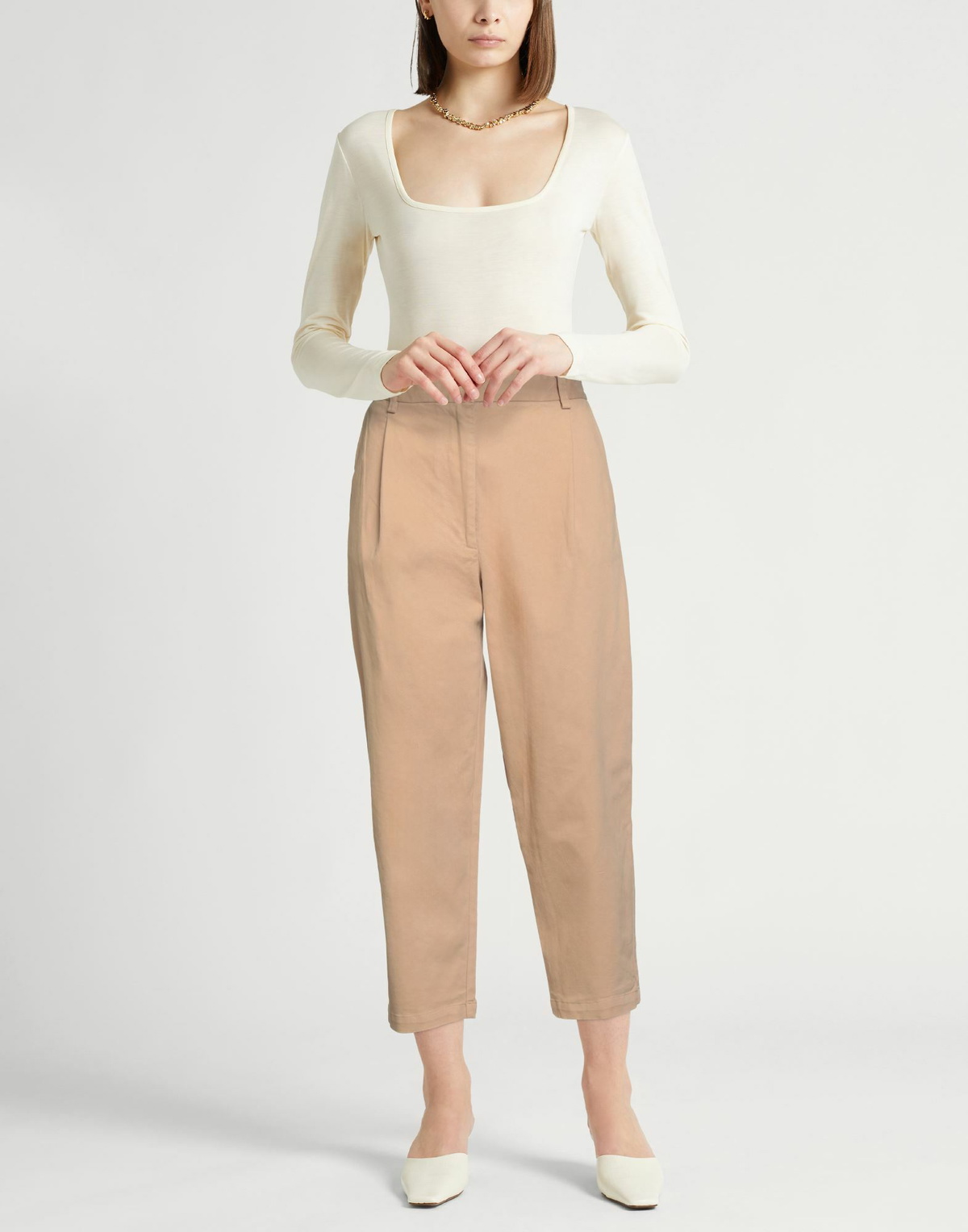 Jucca Womens Pants Camel