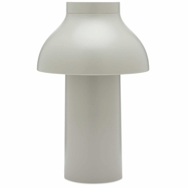 Photo: HAY PC Portable Lamp in Cool Grey