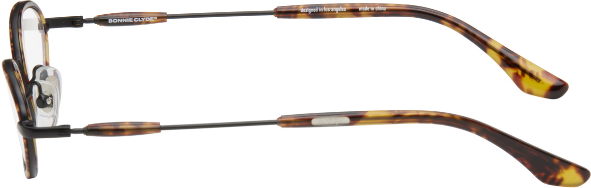 BONNIE CLYDE Black & Brown Voodoo Glasses