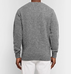 Officine Generale - Mélange Shetland Wool Sweater - Men - Gray