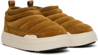 Moon Boot Tan Park Soft Suede Loafers