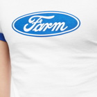 Sky High Farm Men's Farm Ringer T-Shirt in White