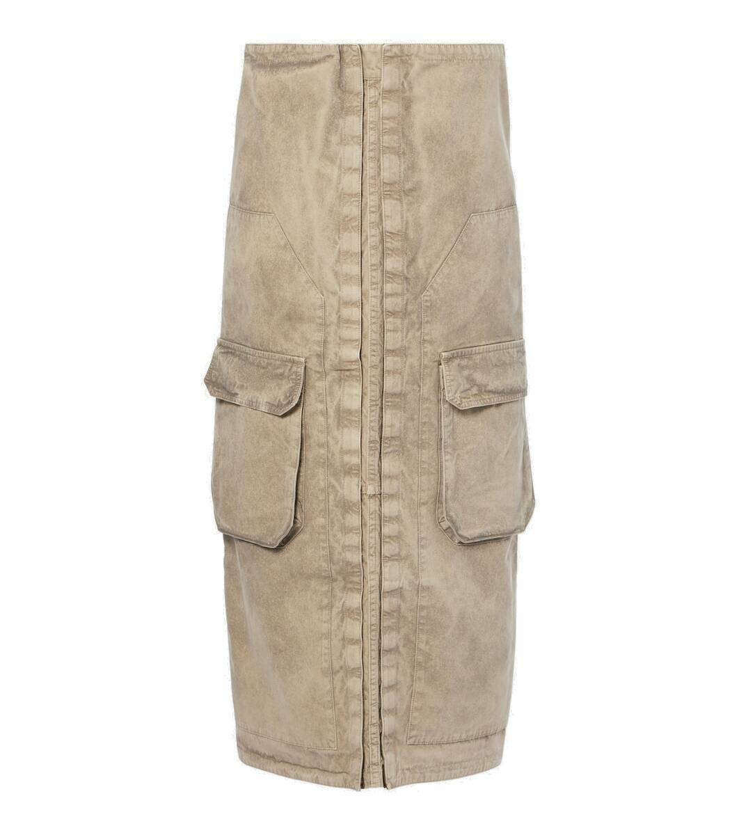 Y/Project Velcro cotton cargo skirt Y/Project