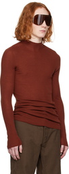 Rick Owens Brown Lupetto Sweater