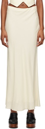 Gabriela Hearst Off-White Belo Maxi Skirt