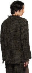 Magliano Green Raw Edge Jacket