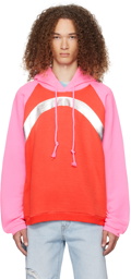 ERL Pink & Red Rainbow Hoodie