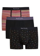 Paul Smith Stretch-cotton Trunks set of Three Multicoloured