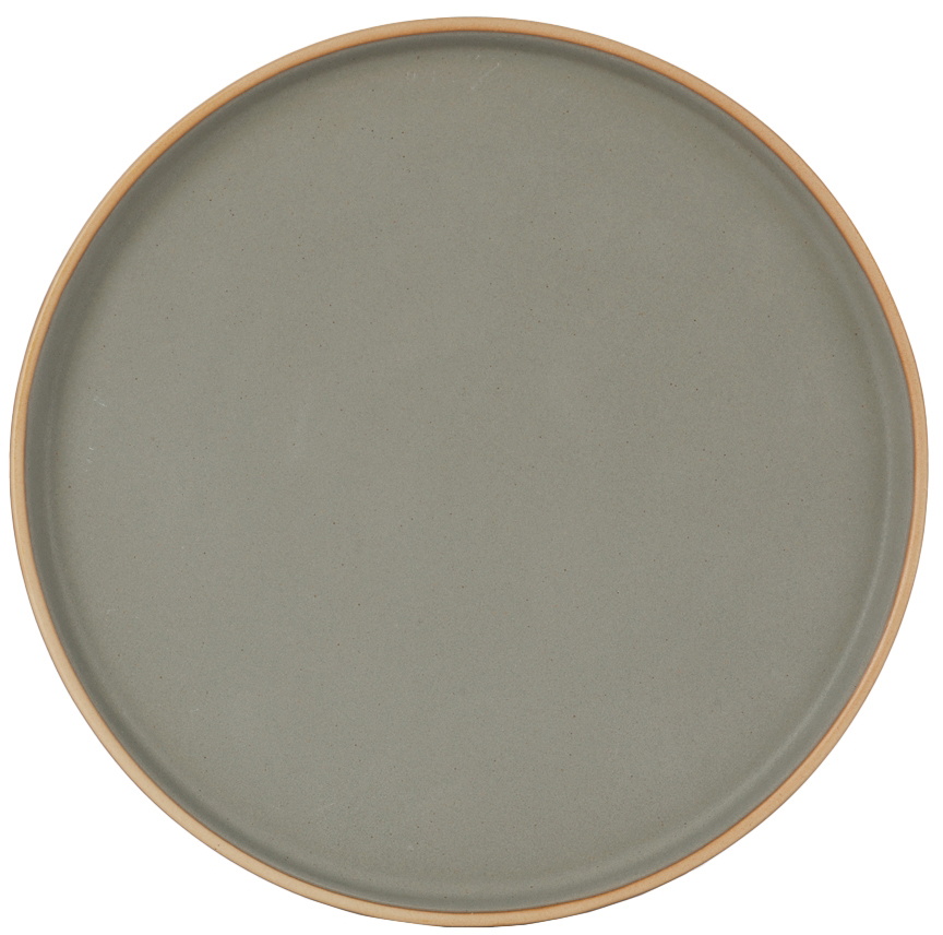 Lineage Ceramics Gray Entrée Plate, 4 pcs