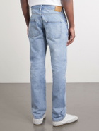 SAINT LAURENT - Straight-Leg Organic Jeans - Blue