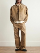 Fear of God - Utility Straight-Leg Distressed Cotton-Canvas Trousers - Brown