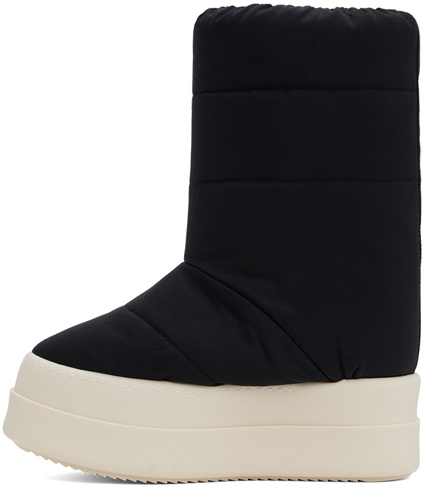 Rick Owens DRKSHDW Black Porterville Mega Bumper Lunar Boots