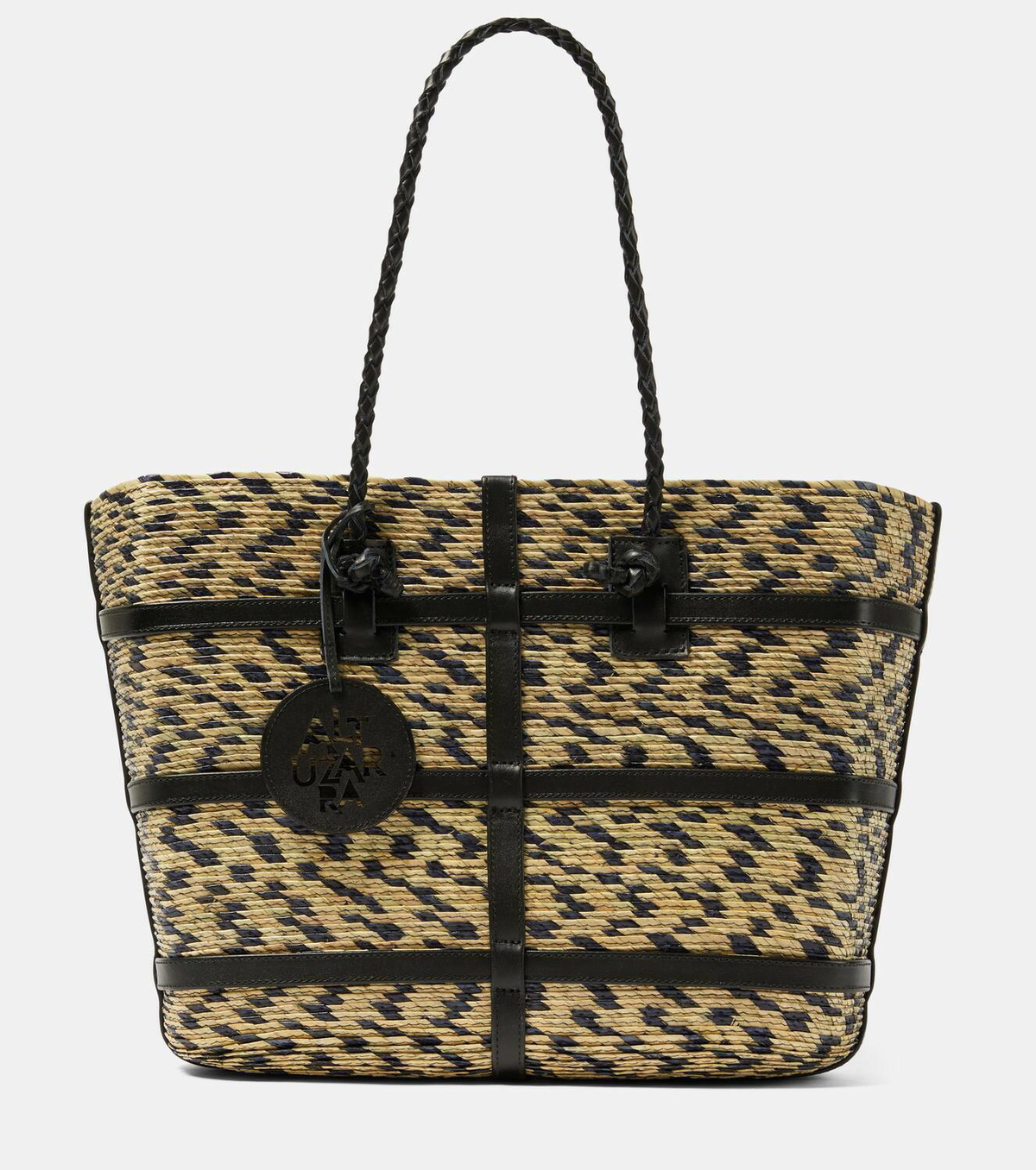 Altuzarra Watermill raffia tote bag