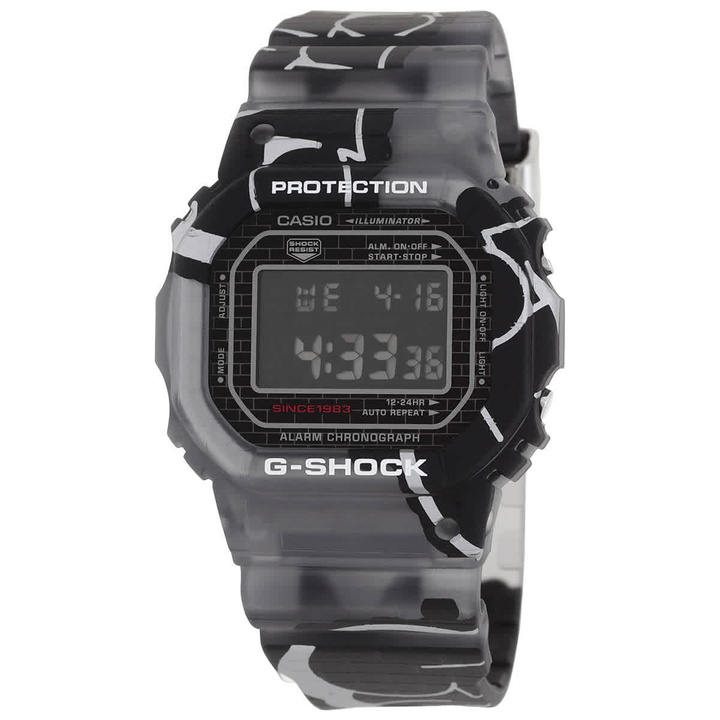 Photo: Casio G-Shock 5000 Series Alarm Quartz Digital Black Dial Watch DW-5000SS-1DR