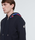 Moncler - Logo zip-up cotton hoodie