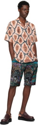 Endless Joy Multicolor Goa Gajah Board Shorts