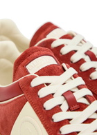 Valentino Garavani Upvillage Panelled Suede Sneakers Red