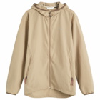 Nanga Men's Dot Air Comfy Zip Parka Jacket in Beige