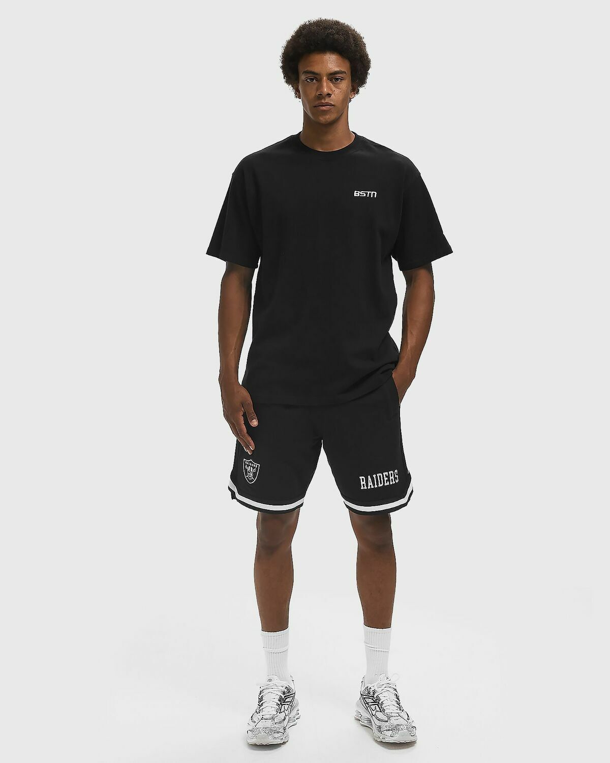 New Era OSCHSPT LSTEE2397 LAS VEGAS RAIDERS Black Mens Sport & Team Shorts/Team Pant