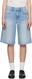 SLVRLAKE Blue Mica Denim Shorts