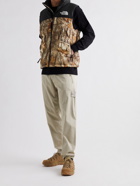 THE NORTH FACE - 1996 Retro Nuptse Slim-Fit Camouflage-Print Shell Down Gilet - Brown