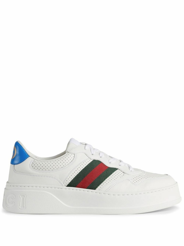 Photo: GUCCI - Chunky Leather Sneakers