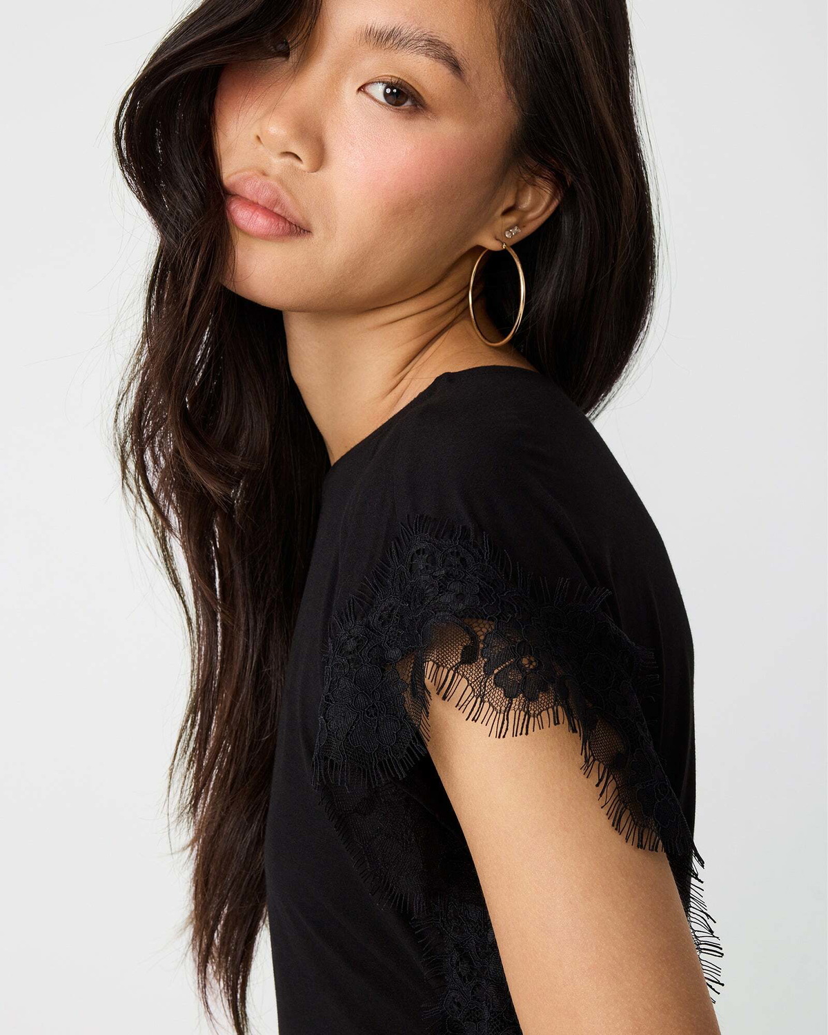 Steve Madden Paloma Knit Top in Black
