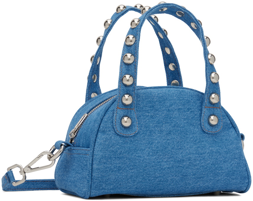 Justine Clenquet Blue Liv Denim Bag