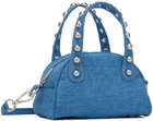 Justine Clenquet Blue Liv Denim Bag