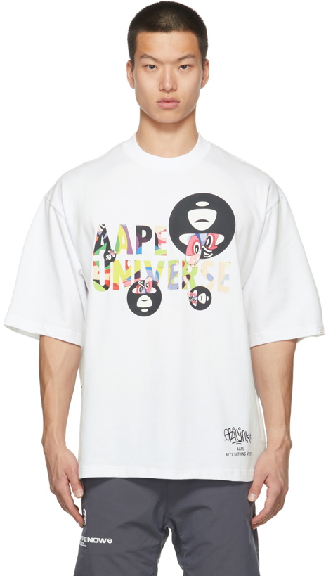 Photo: AAPE by A Bathing Ape Eric Inkala Edition AAPE Universe T-Shirt