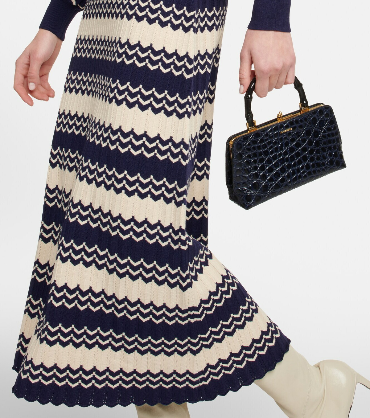 Rixo Elva jacquard knit maxi dress Rixo