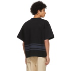 Jil Sander Black Stripe Sweater T-Shirt