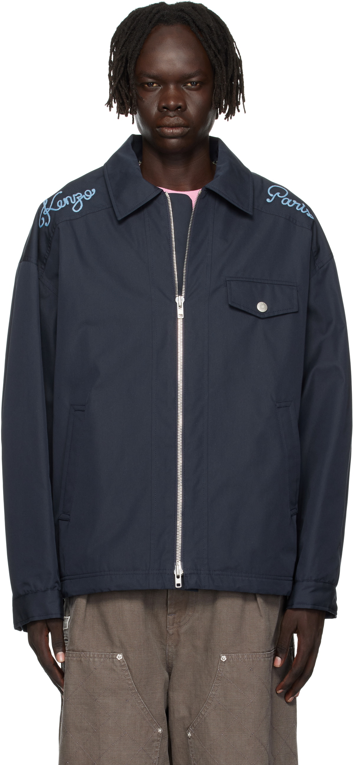 Kenzo Men's Reversible Souvenir Jacket in Black Kenzo