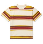 Noon Goons - Striped Cotton-Jersey T-Shirt - Men - Beige