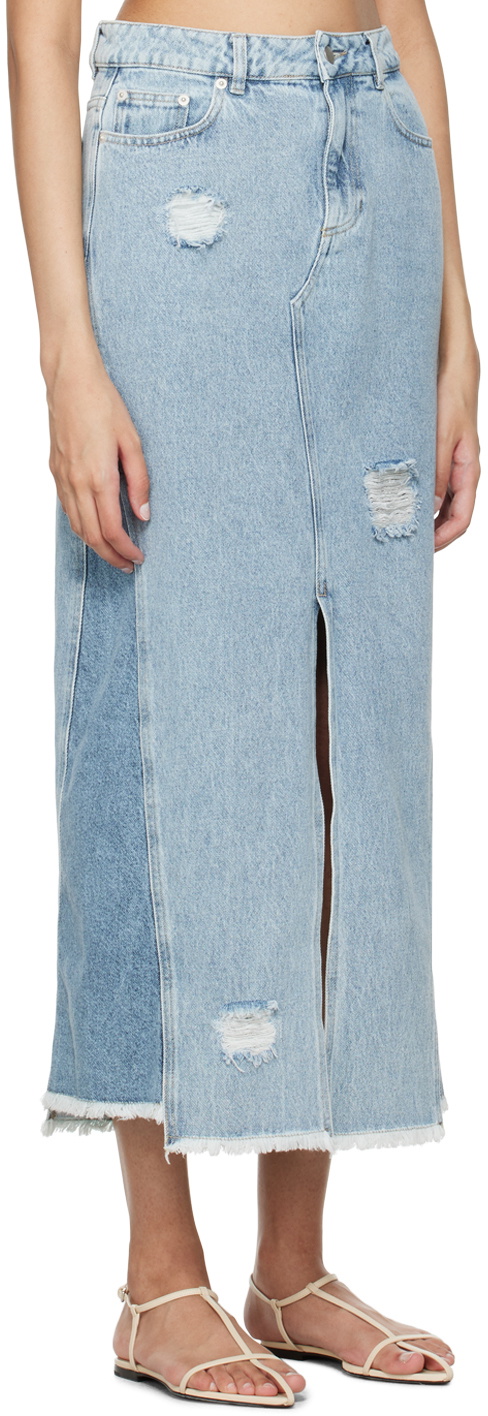 Holzweiler Blue Louisa Denim Maxi Skirt