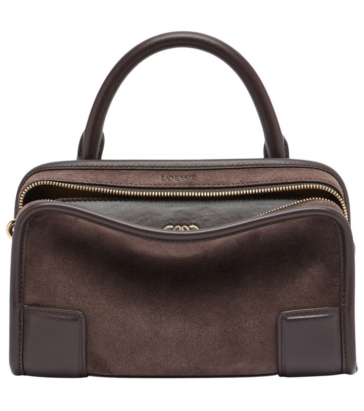 Photo: Loewe Amazona 180 Mini suede top-handle bag