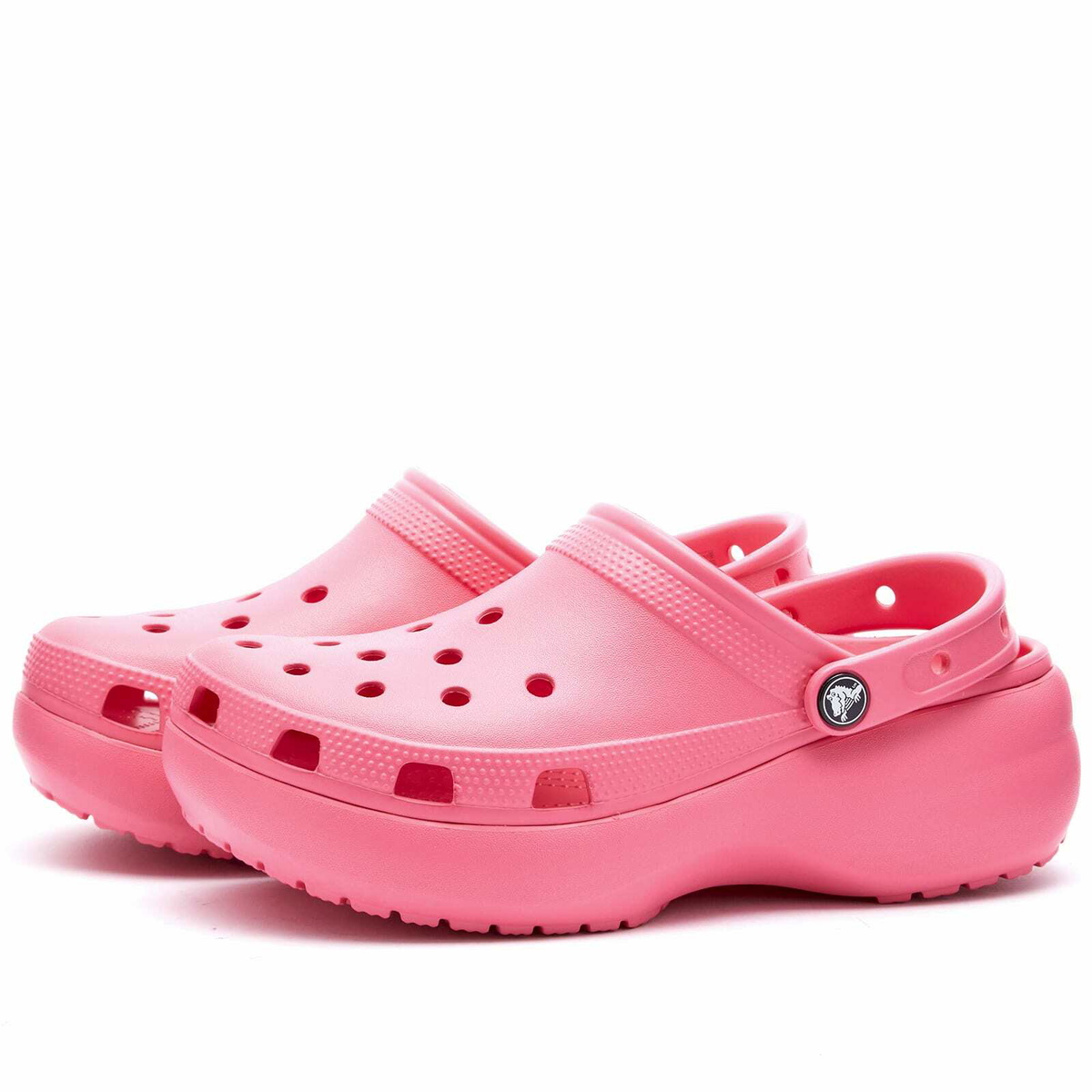 Crocs Women's Classic Platform Clog in Hyper Pink Crocs