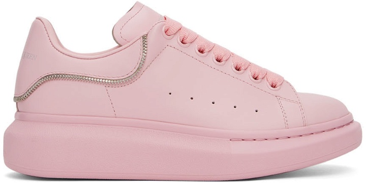 Photo: Alexander McQueen Pink Zip Oversized Sneakers