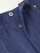 Bottega Veneta - Wool and Cotton-Blend Drill Trousers - Blue