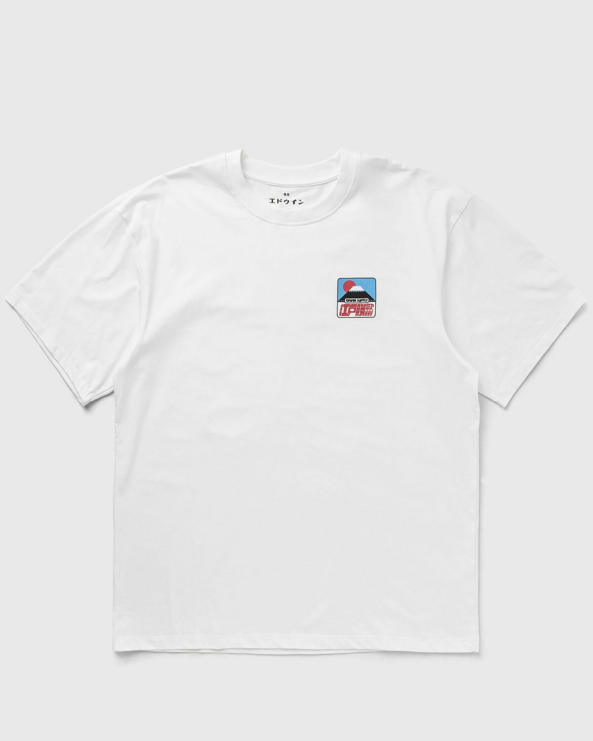Edwin Sunset On Fuji San TS SS White Mens Shortsleefe